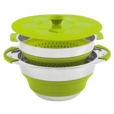 Набор посуды Collaps Pot & Colander 4,5 л зеленый